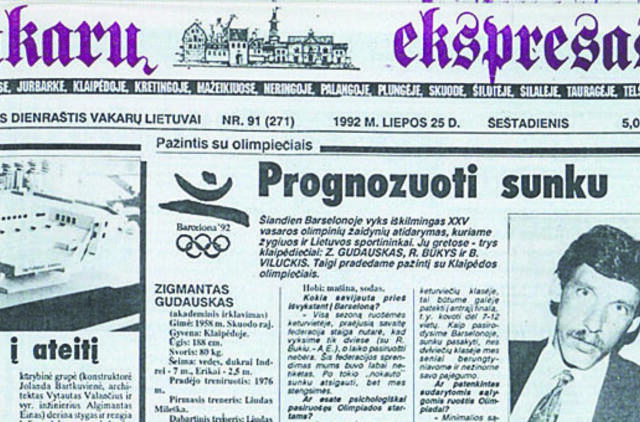 "Vakarų ekspresas". 1992 07 25 ir 28