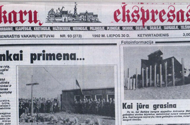 "Vakarų ekspresas". 1992 07 30