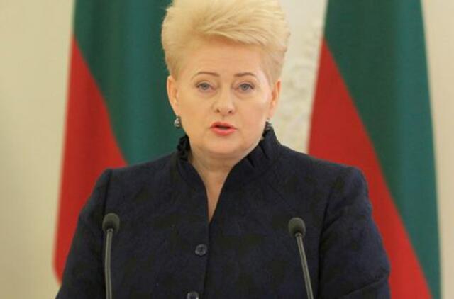 Dalia Grybauskaitės reakcija į Radoslavo Sikorskio pastabas: reikalavimai nusipirkti draugystę Lietuvai nepriimtini