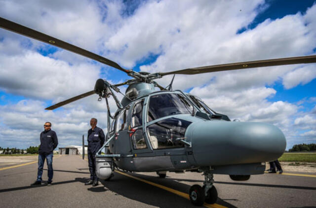 Kelte sunegalavusį Vokietijos pilietį į ligoninę nuskraidino kariai
