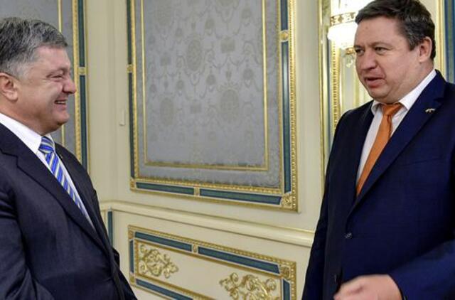 Krašto apsaugos ministras Raimundas Karoblis Kijeve susitiko su Ukrainos prezidentu