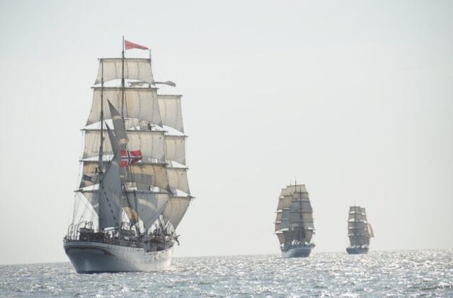"The Tall Ships Races 2017" burlaivių išlydėjimas