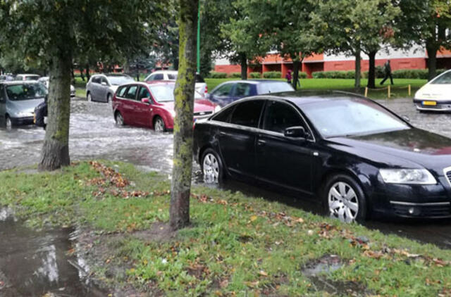 Klaipėdos gatvės ir kiemai priminė Veneciją