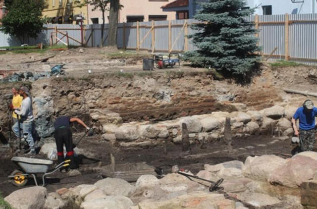 Klaipėdos senamiestyje aptikta laivadirbių pėdsakų