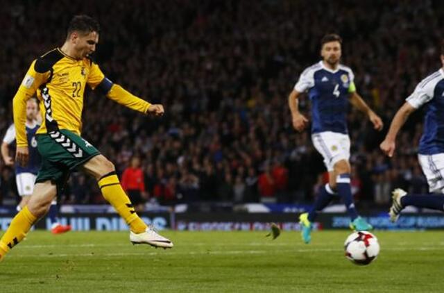 Šį vakarą futbolas: Lietuva - Škotija