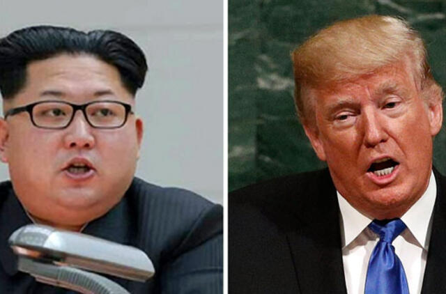 Šiaurės Korėja atsakymas Donaldui Trampui - grasinimas vandenilinės bombos bandymu Ramiajame vandenyne