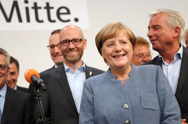 Vokietijos kanclerė Angela Merkel perrinkta ketvirtai kadencijai