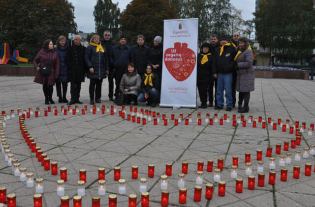 Atgimimo aikštėje - padėka donorams