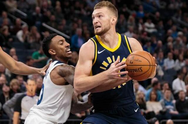Domantas Sabonis prie „Pacers“ pergalės prisidėjo dvigubu dubliu