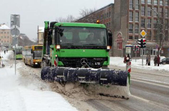 Klaipėdos kelininkai pasiruošė žiemai