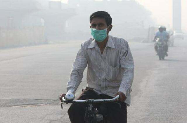 Po Divalio šventės oro užterštumas Indijos sostinėje pasiekė grėsmingą lygį