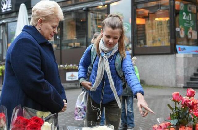 Prezidentė sveikina mokytojus Tarptautinės mokytojų dienos proga