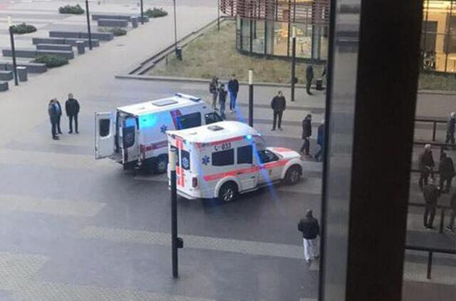 Prie "Švyturio" arenos susižeidė žmogus