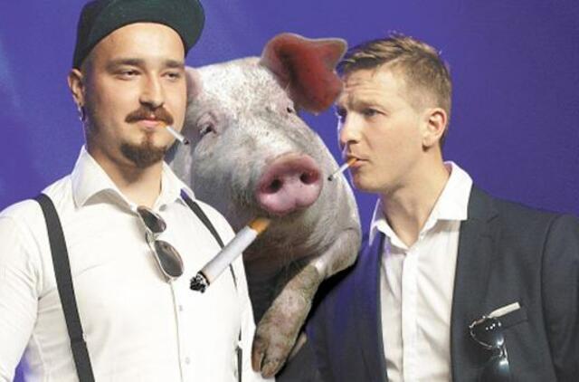 Sensacija! Žmonės kiaulių smegenimis