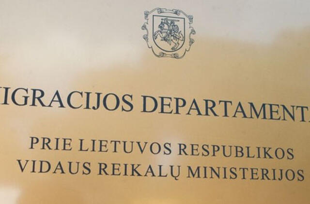 Siūloma likviduoti Migracijos departamentą