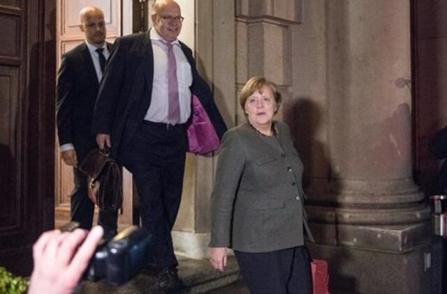 Derybose dėl Vokietijos valdančiosios koalicijos proveržio kol kas nepasiekta