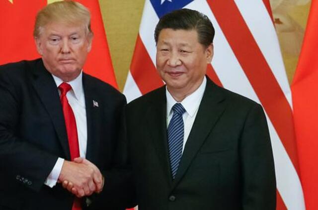 Kinijos ir JAV prezidentai kalbėjosi apie Šiaurės Korėjos branduolinę grėsmę