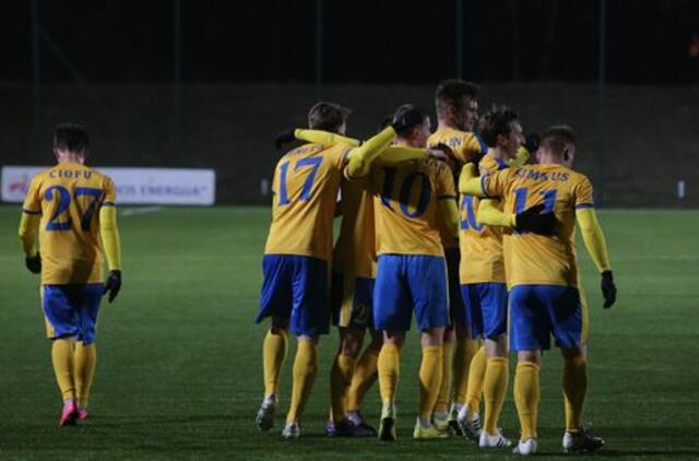 „Trakų“ futbolininkams nepavyko įveikti „Atlanto“