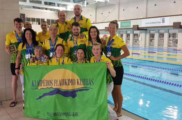 Klaipėdos plaukimo veteranams - per 20 medalių