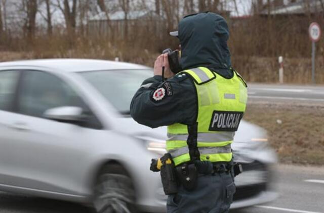 Vairuotojams: policijos reidų grafikas