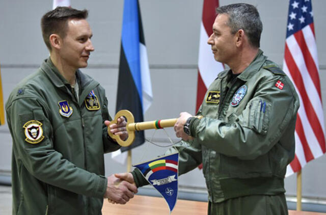 Baltijos šalių oro policijos misiją perėmė Danija