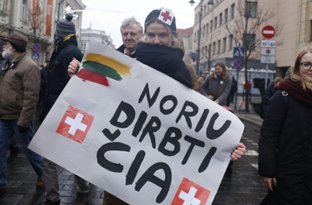 Gentvilas apie Skvernelį: net Irano prezidentas pripažįsta žmonių teisę protestuoti