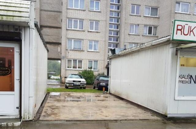 Kioskai iš Kretingos centro bus iškeldinti