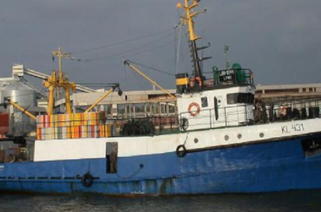 Laivo kapitonas ir visa įgula buvo girti