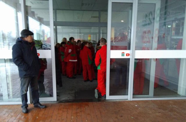 Prekybos centre - pavojaus signalas