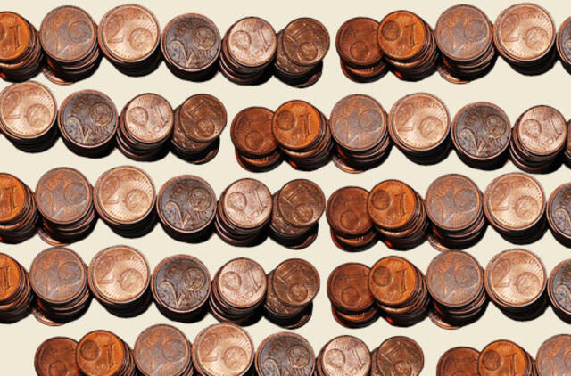 Svarsto atsisakyti 1 ir 2 centų monetų