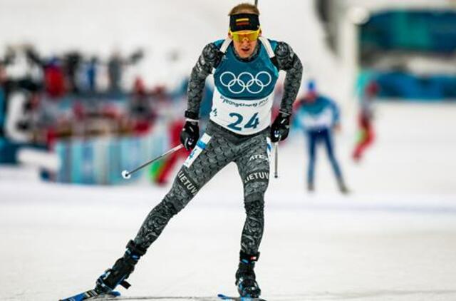 Biatlonininkas Tomas Kaukėnas prestižinėje olimpinių žaidynių rungtyje finišavo 30-as