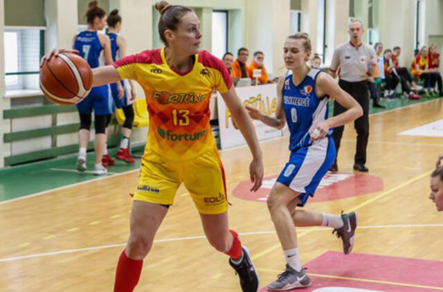 „Fortūnos“ mače Gabalytė buvo arti trigubo dublio