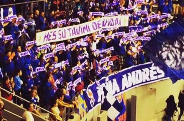 Ispanijoje - šilta sirgalių žinutė Deividui Gailiui