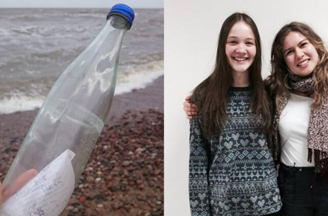 Jūra atplukdė šypseną keliantį laišką