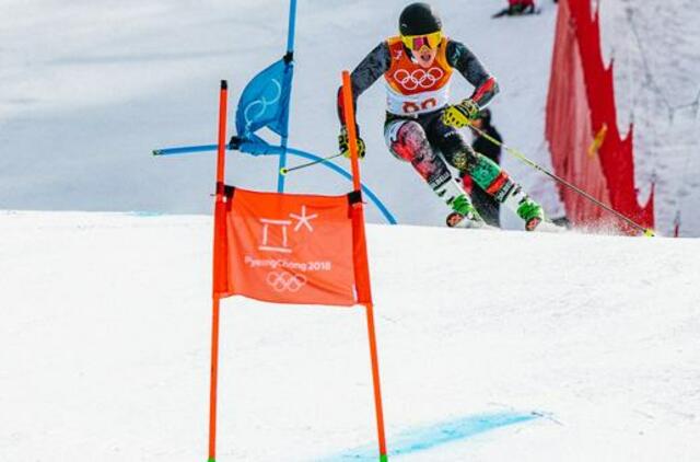 Kalnų slidininkas Andrejus Drukarovas Pjongčango žaidynėse užėmė 59-ąją vietą