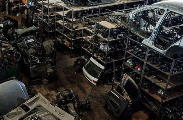 Koks yra nelegaliai išardomų transporto priemonių šešėlis?