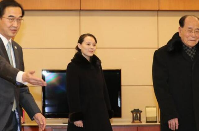 Šiaurės Korėjos pareigūnų delegacija atvyko į Pietų Korėją