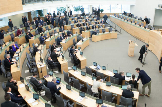 Seimui bus siūloma rengti pirmalaikius rinkimus