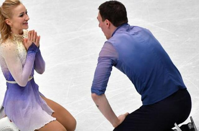 Vokietijos pora Aljona Savčenko ir Bruno Massot pirmą kartą tapo pasaulio dailiojo čiuožimo čempione