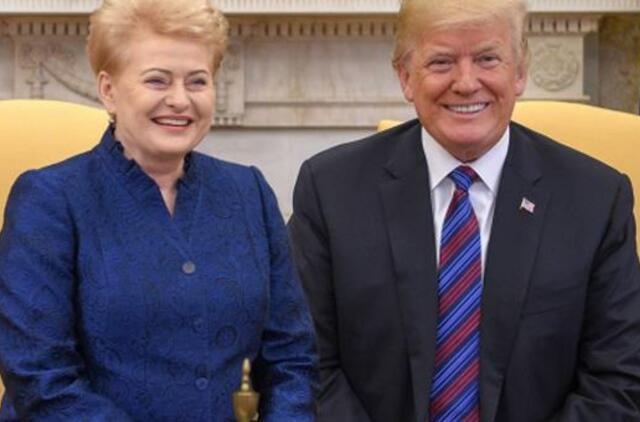 Mūsų prezidentę Donaldas Trampas pasiuntė į Balkanus