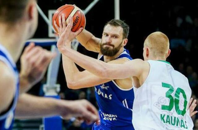 Nė vieno tritaškio Kaune nepataikęs „Neptūnas“ neatsilaikė prieš „Žalgirį“