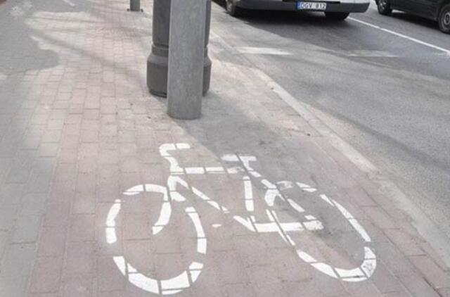 Per Klaipėdos senamiestį – naujas dviračių takas