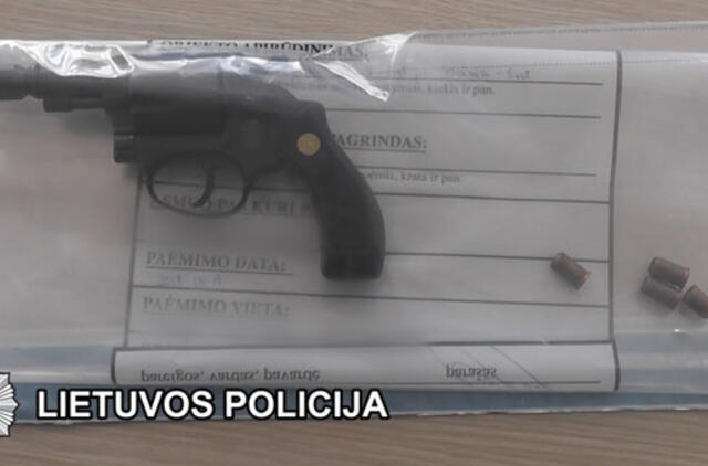 Atskleista ginklo ir šaudmenų vagystė