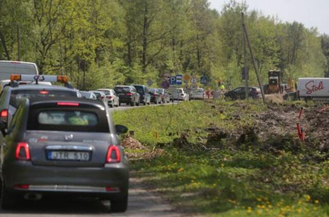 Kelias į pajūrį - vairuotojų kantrybės išbandymas