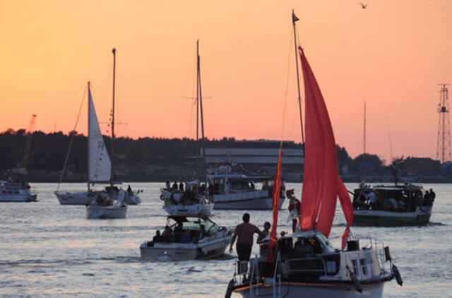 Laivų parade - sporto akcentai