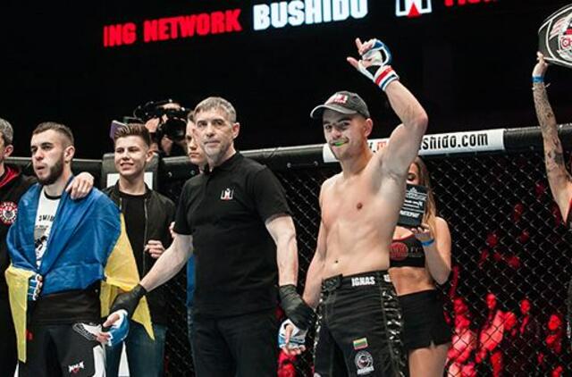 MMA turnyre Vilniuje - Igno Baryso triumfas ir pergalingas Mindaugo Mizgaičio debiutas