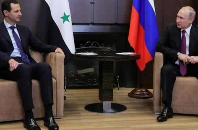 Sirijos prezidentas Basharas al-Assadas surengė vizitą į Rusiją