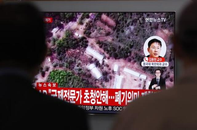 „Yonhap“: Šiaurės Korėja branduoliniame poligone sunaikino mažiausiai tris tunelius