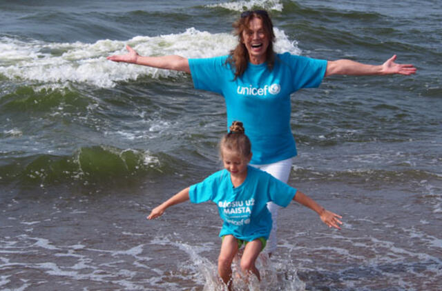 Žymūs žmonės kviečia visus į UNICEF vaikų bėgimą