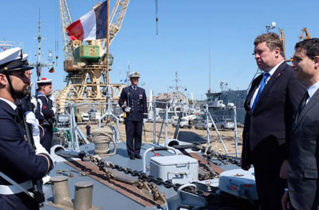 Klaipėdoje pagerbti prancūzų karo belaisviai